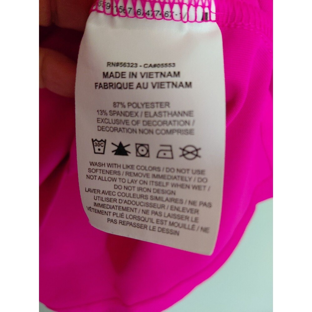 Nike Golf Polo Mens Sz L Hot Pink Geometric - Picture 4 of 4